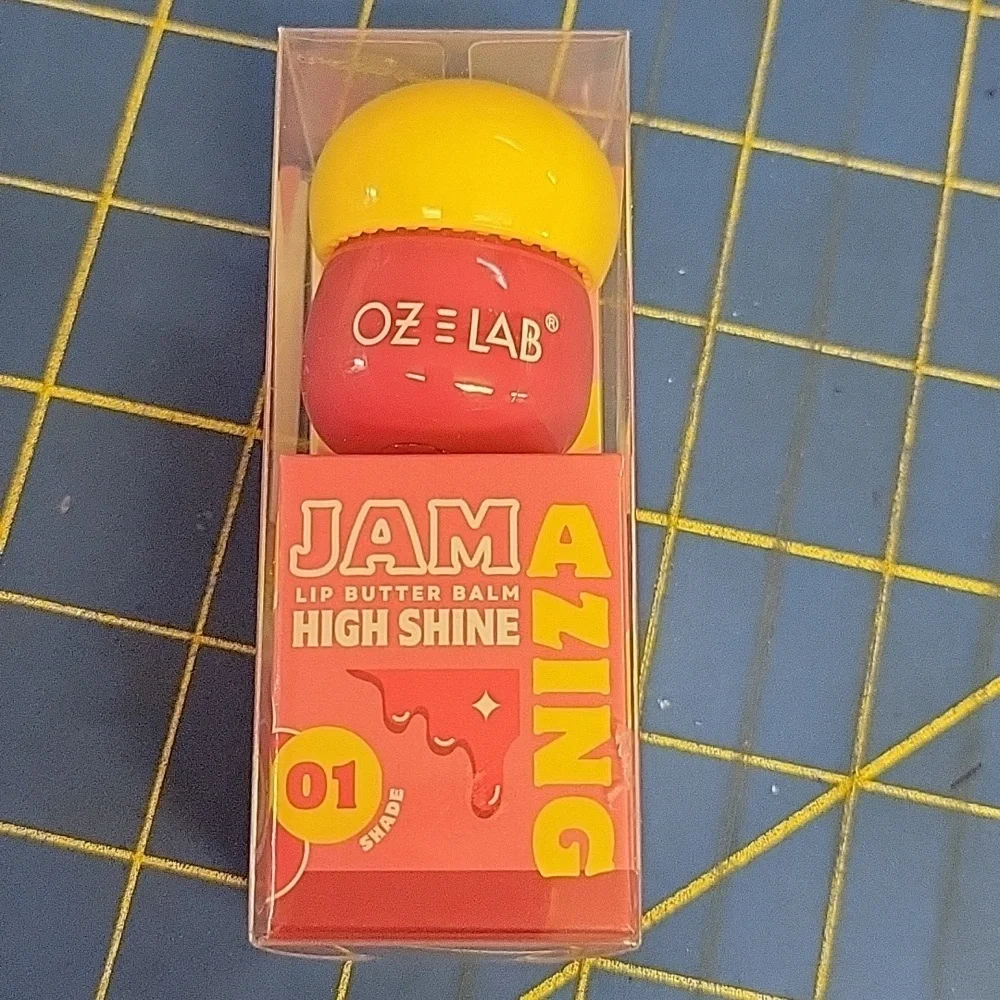 Jam Azing Lip Butter Balm High Shine 01 Raspberry Jam New